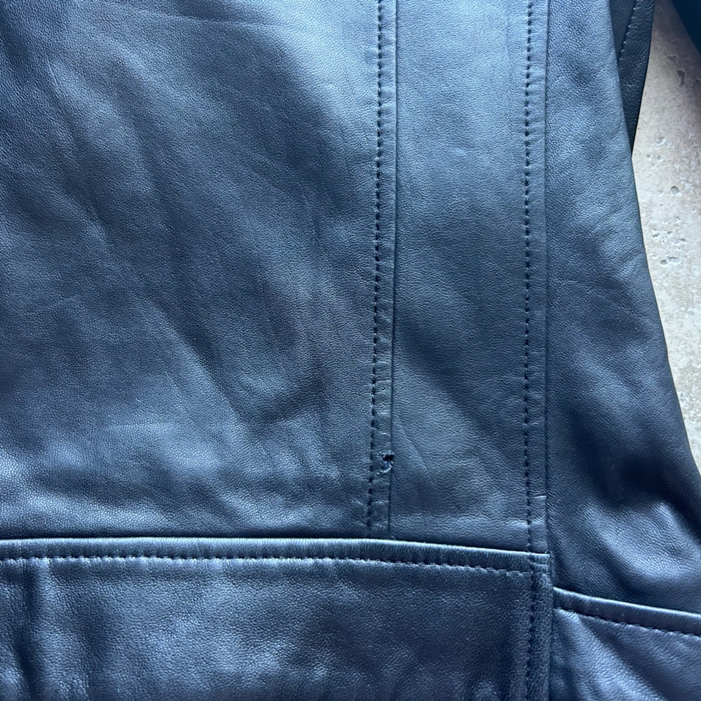Trade/sell Maje leather jacket NWT w/ minor flaw🦄 - Picture 7 of 12